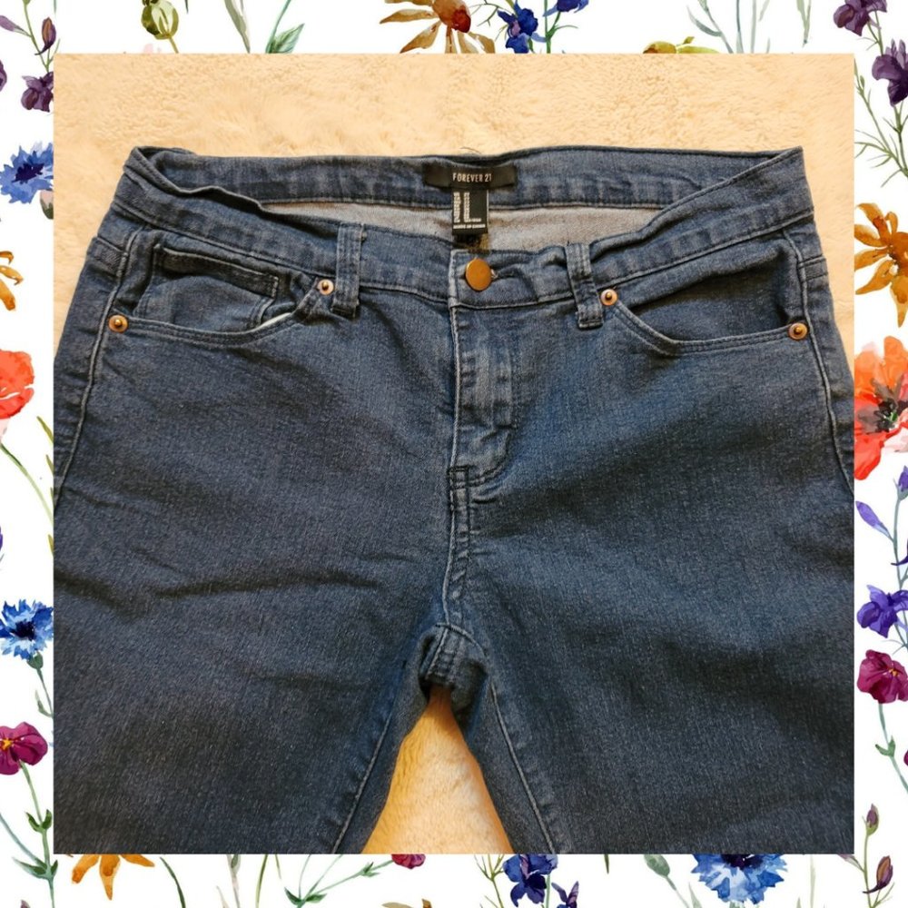 Forever 21 - size 27 - skinny jeans - blue